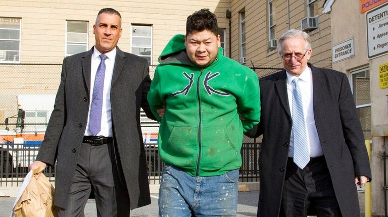 Jorge Poshon, charged with second-degree murder in a