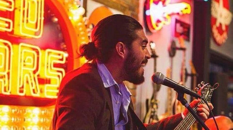 Guitarist Anthony Pravata of Jon & Anthony's Acoustic