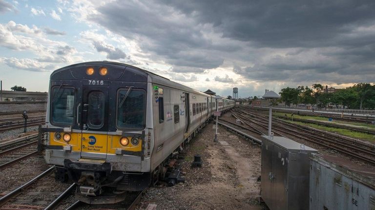 An east bound Long Island Rail Road train