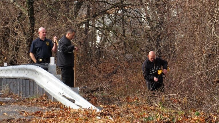 State Police investigate near a ramp to the