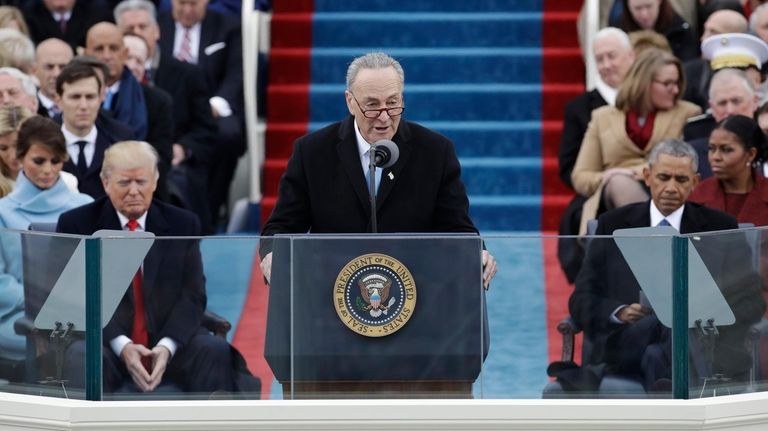 Sen. Chuck Schumer speaks during the 58th Presidential
