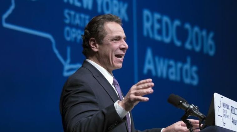 Gov. Andrew M. Cuomo during an economic development