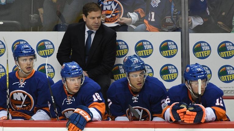 New York Islanders interim head coach Doug Weight