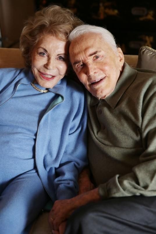 YEARS OF MARRIAGE: 62Anne Douglas, 97, met her