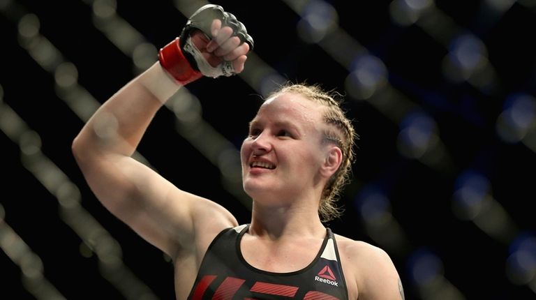 DENVER, CO - JANUARY 28: Valentina Shevchenko of