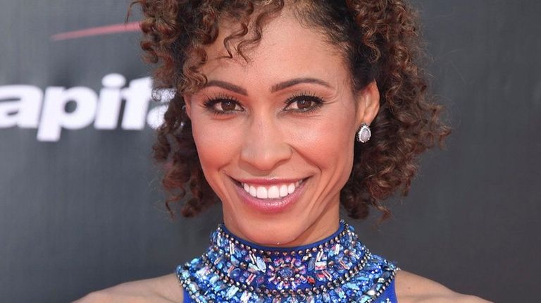 ESPN anchor Sage Steele arrives at the ESPY