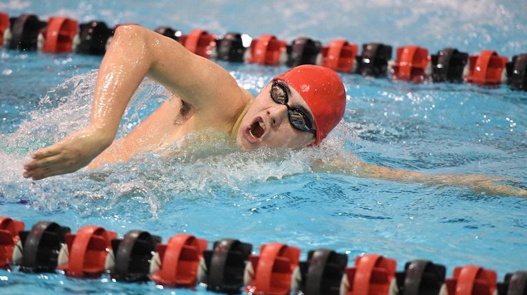 Javier Ramirez of Syosset won the 500-yard freestyle