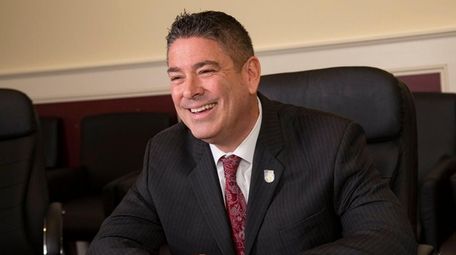 The new Nassau PBA president James McDermott speak