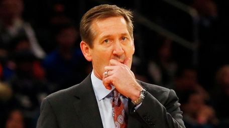 Knicks head coach Jeff Hornacek in the second half