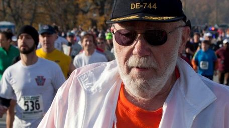 McNelly competes in the 2010 Harrisburg Marathon in