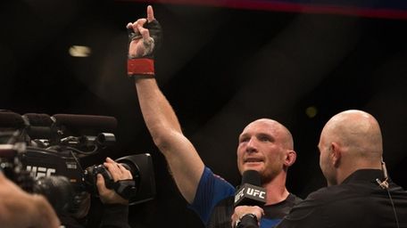 Welterweight Ryan LaFlare, from Lindenhurst, beat Roan Carneiro