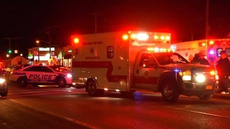 Suffolk County police said a 25-year-old man was