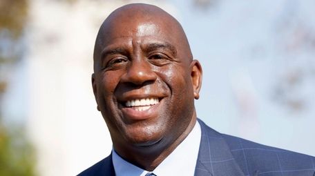 Magic Johnson is the Los Angeles Lakers' new