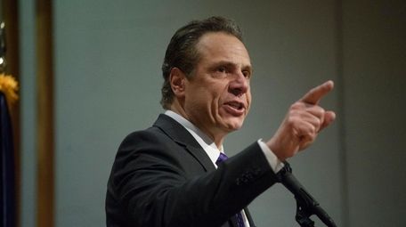 Gov. Andrew M. Cuomo on Wednesday, Feb. 22,