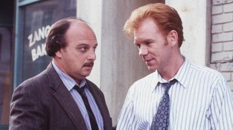 Dennis Franz, left, and David Caruso starred in
