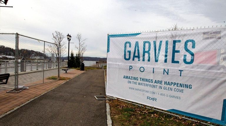 The site of the proposed Garvies Point waterfront
