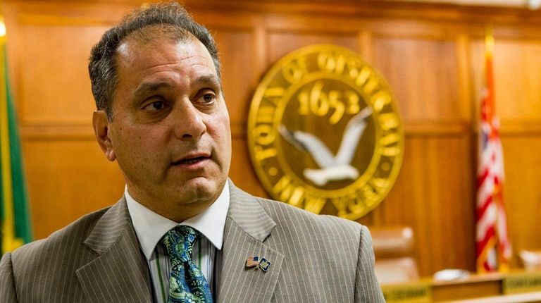 Oyster Bay Town Supervisor Joseph Saladino is shown