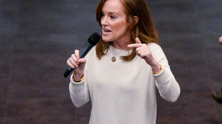 Rep. Kathleen Rice speaks during a town hall