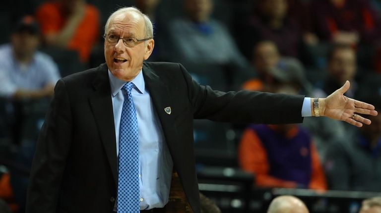 Head coach Jim Boeheim of the Syracuse Orange