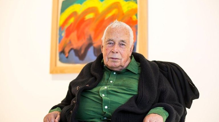 Artist Howard Hodgkin was knighted by Queen Elizabeth