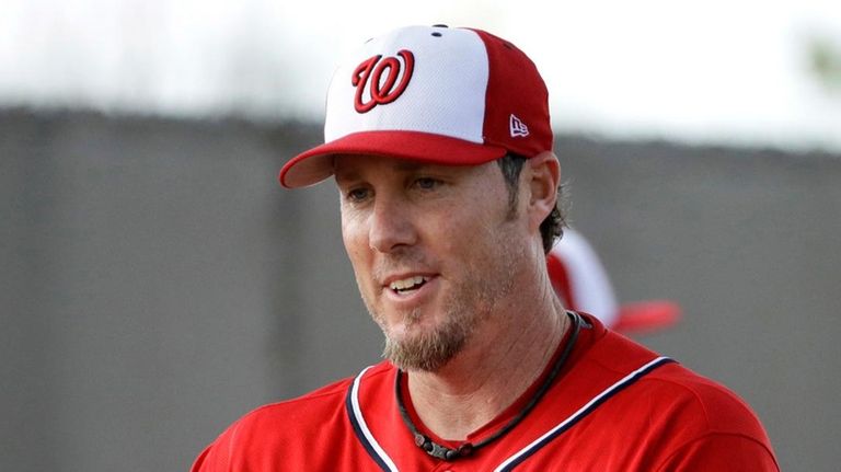 Washington Nationals pitcher Joe Nathan, a Stony Brook
