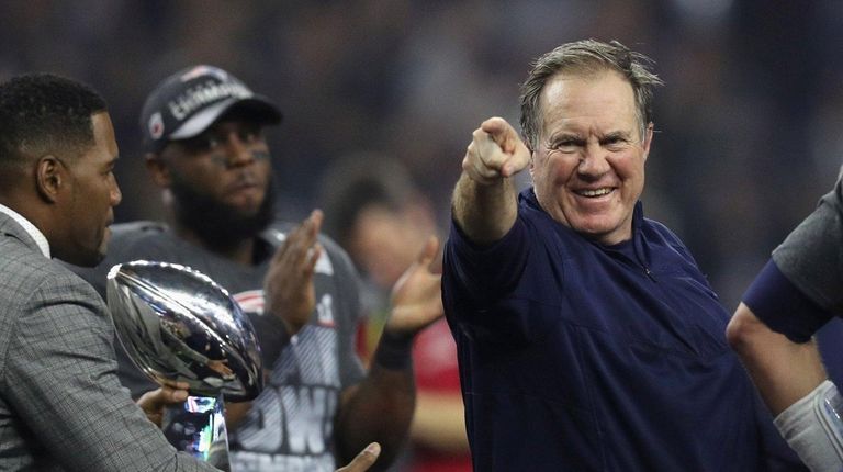 Patriots coach Bill Belichick, here after the Patriots
