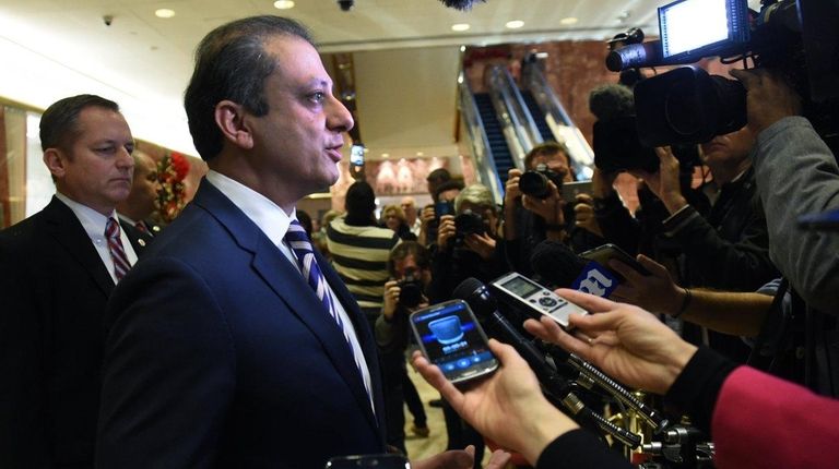 U.S. Attorney Preet Bharara in Trump Tower on