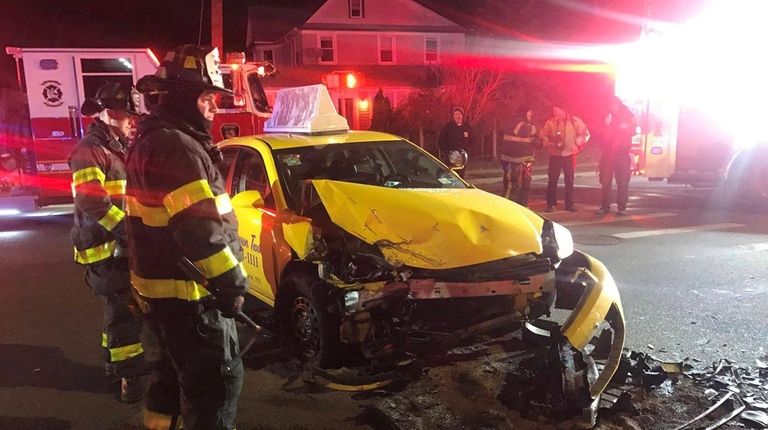One person was transported to a local hospital
