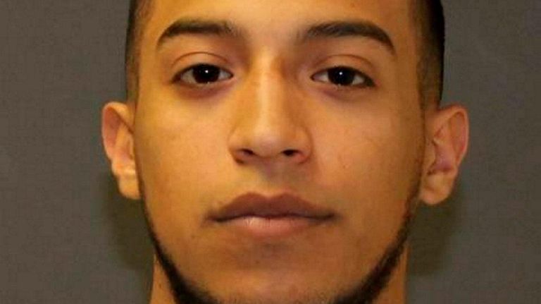 Victor Alamo, 20, of Hampton Bays, was arrested