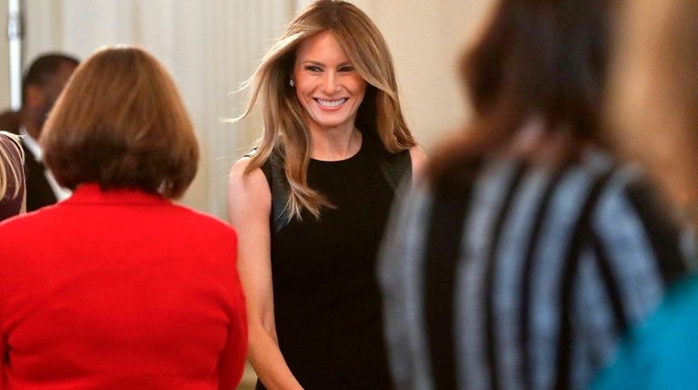 First lady Melania Trump hosts a luncheon March