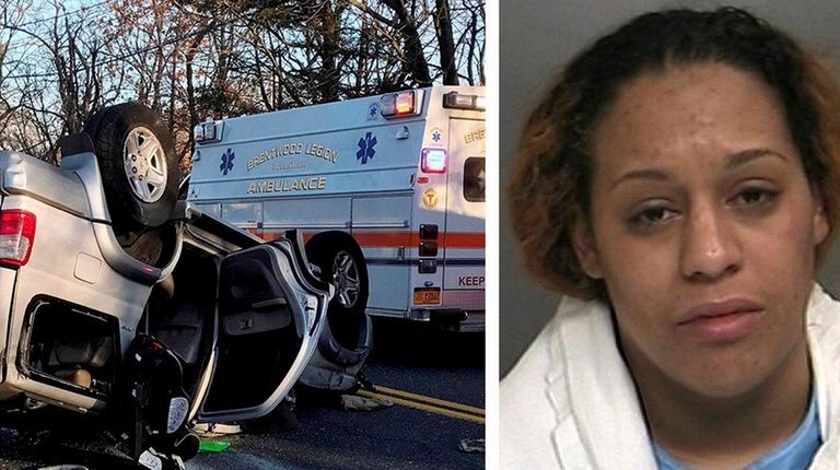 Alba Alonso, 26, of Bay Shore, was arrested