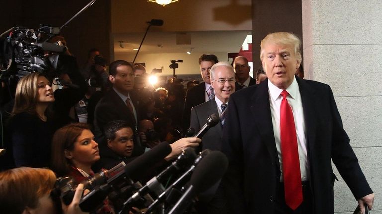 President Donald Trump and Health and Human Services