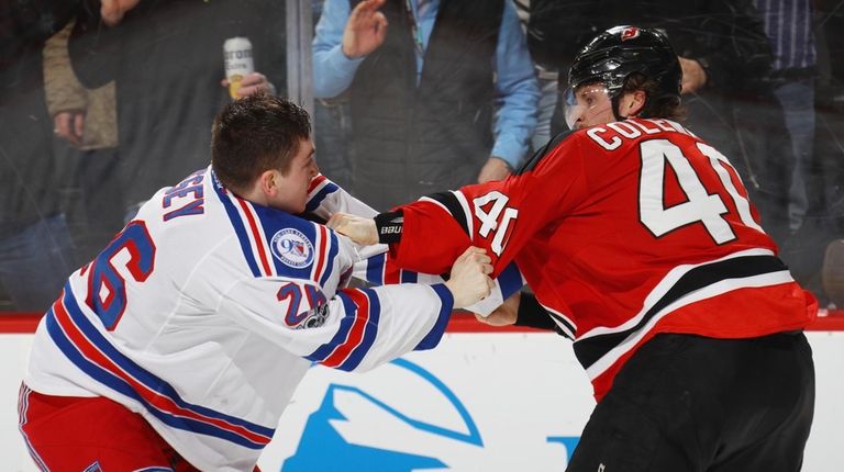 Jimmy Vesey #26 of the New York Rangers