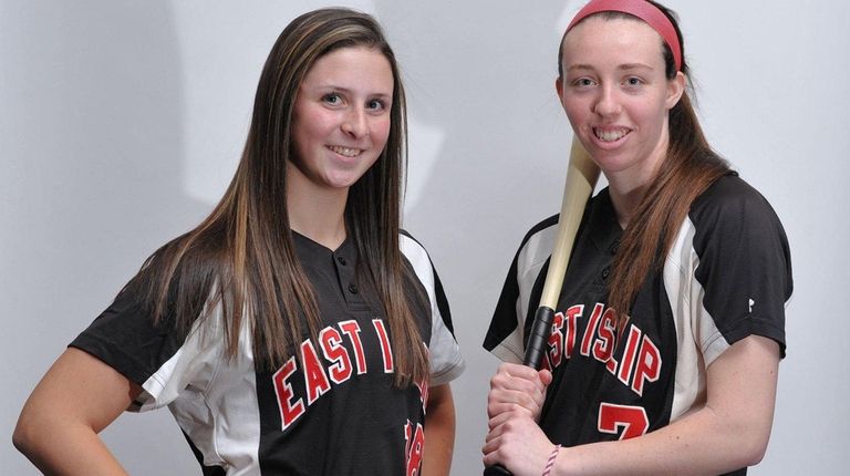 Courtney Greene, left, and Jackie Carty of East