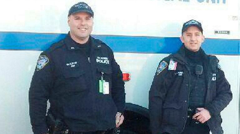 Officials said Port Authority Police Officers Eric Stern,