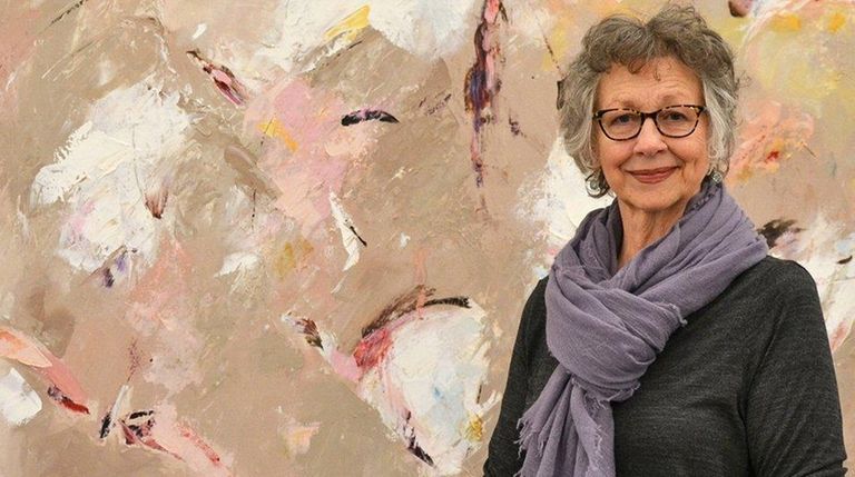 Parrish Art Museum curator Alicia Longwel with a