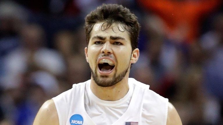 Luke Maye #32 of the North Carolina Tar