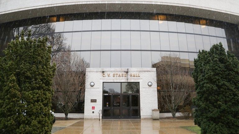 C.V. Starr Hall at Hofstra University, seen Tuesday,