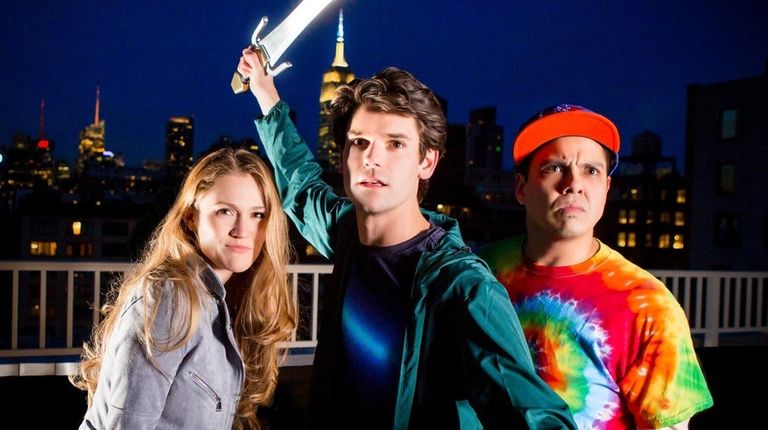 Kristin Stokes, left, stars as Annabeth, Chris McCarrell
