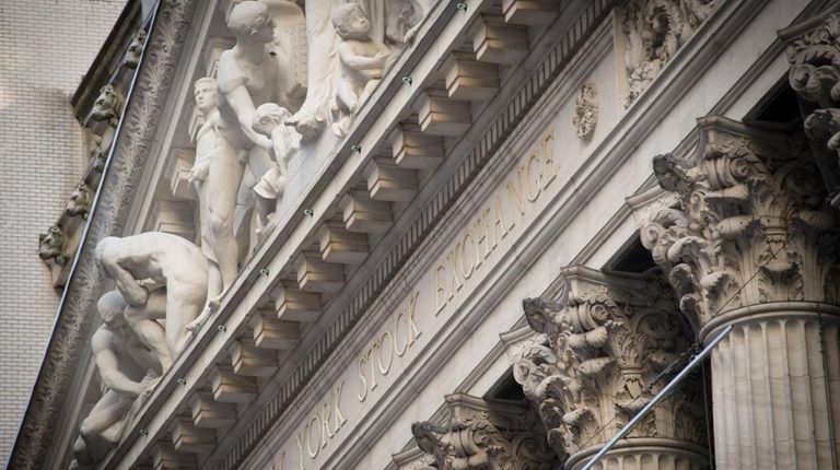 The facade of the New York Stock Exchange