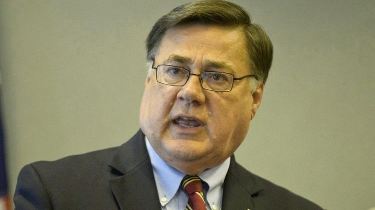 Brookhaven Town Supervisor Edward P. Romaine at a