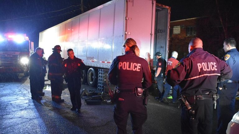 A man was airlifted to Stony Brook University