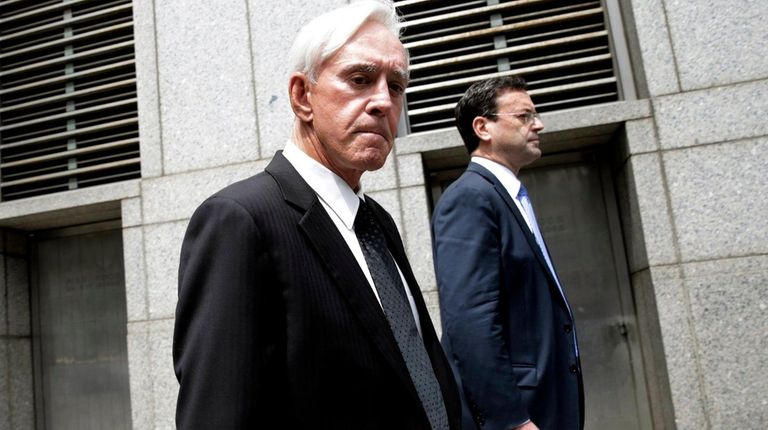 Professional gambler Billy Walters, forefront, was convicted Friday,