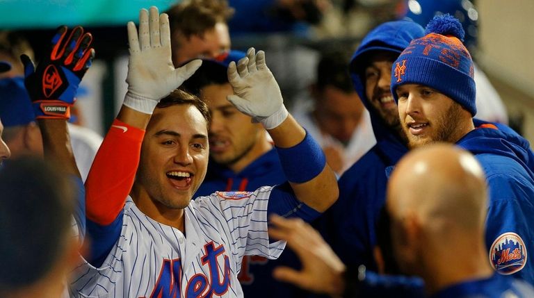 Michael Conforto #30 of the New York Mets