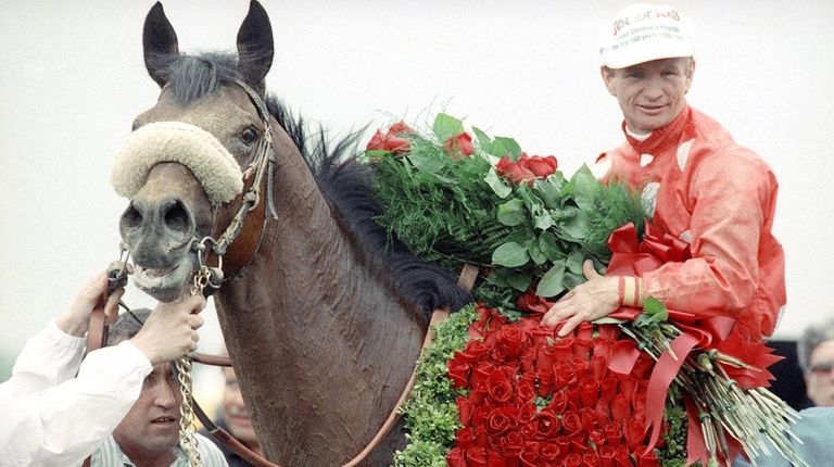 Jockey Pat Day is all smiles atop Lil