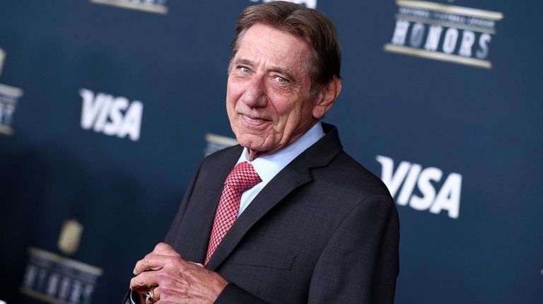 Jets Hall of Famer Joe Namath arrives at