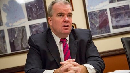 Acting Nassau Police Commissioner Thomas Krumpter on Jan.