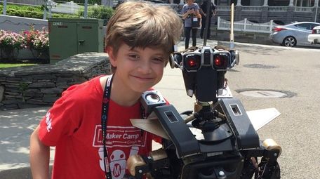 Ray Rumore, 10, of Albertson built his own