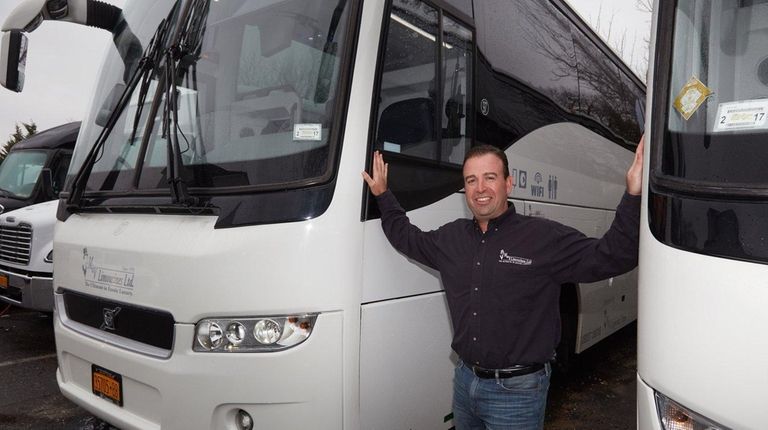Mark Vigliante, M&V Limousines president and CEO, stands