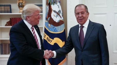 President Donald Trump meeting with Russian Foreign Minister